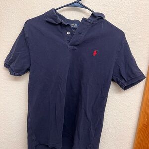 Polo by Ralph Lauren Men's Dark Blue Polo Shirt